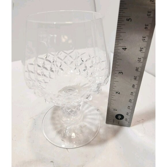 Vintage Eclat Cristal D'Arques Longchamp Brandy Snifter Glasses Set of 4 - Picture 8 of 9